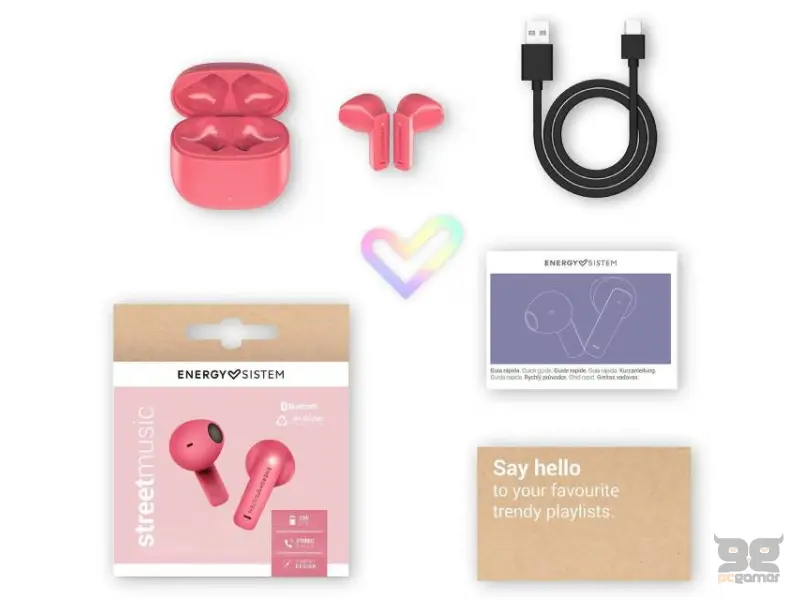 ENERGY SISTEM Coral StreetMusic slušalice crvene (M45922) 