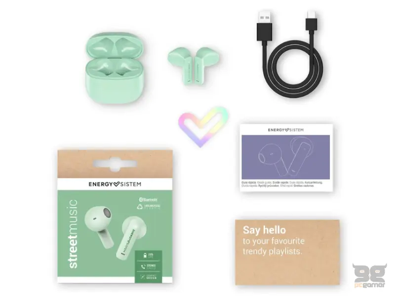 ENERGY SISTEM Mint StreetMusic slušalice zelene (M45921) 