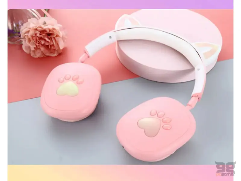 HANIZU KE-M20 bežične slušalice roze 