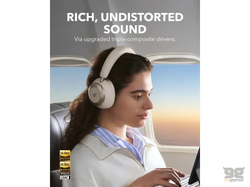 ANKER Soundcore Space One Pro ANC BT slušalice bele 