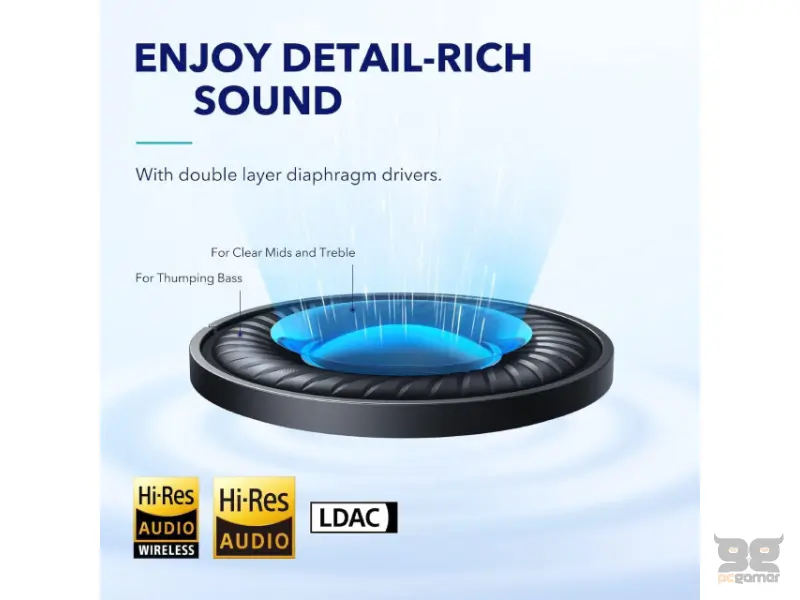 ANKER Soundcore Space Q45 ANC BT slušalice crne 