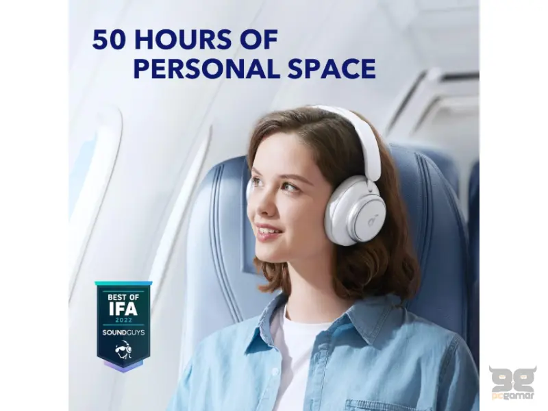 ANKER Soundcore Space Q45 ANC BT slušalice bele 