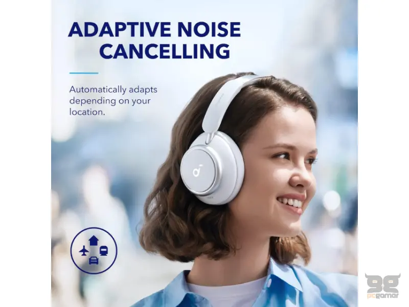 ANKER Soundcore Space Q45 ANC BT slušalice bele 