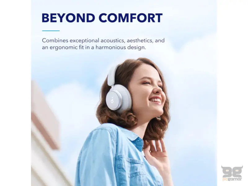 ANKER Soundcore Space Q45 ANC BT slušalice bele 