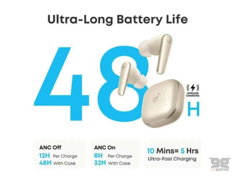 ANKER Soundcore Liberty 5 TWS ANC BT bubice sa mikrofonom zlatne 