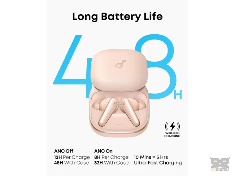 ANKER Soundcore Liberty 5 TWS ANC BT bubice sa mikrofonom roze 