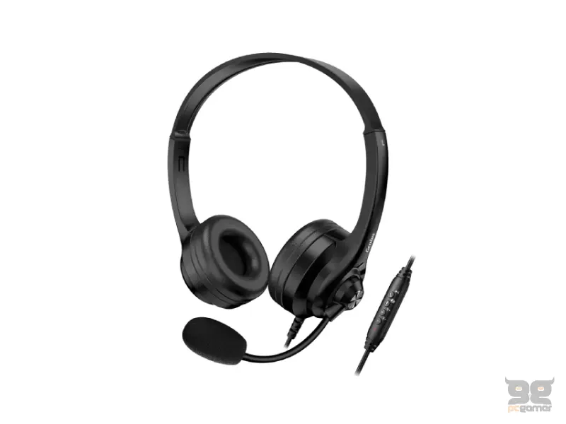 GENIUS HS-235U AI USB slušalice sa mikrofonom crne 