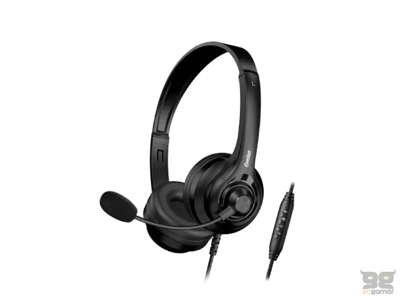 GENIUS HS-235U AI USB slušalice sa mikrofonom crne 