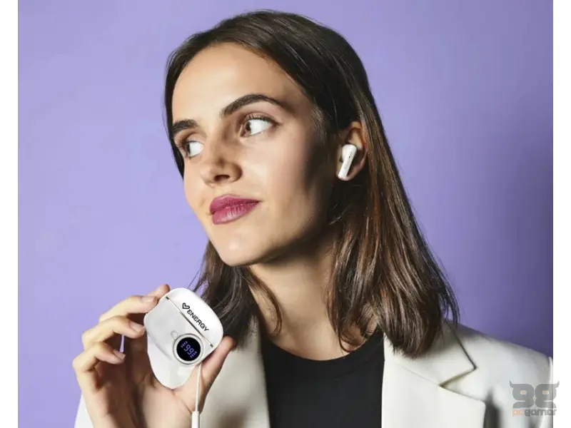 ENERGY SISTEM White Chargeview TWS Bežične slušalice bele (M50048) 