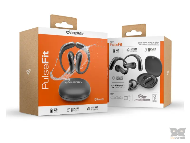 ENERGY SISTEM Space PulseFit True Wireless slušalice crne (M50035) 