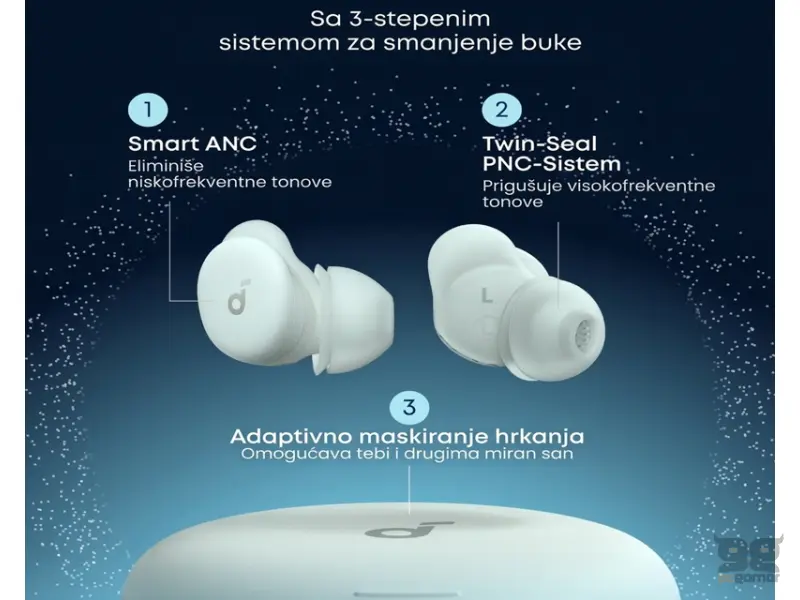 ANKER Soundcore Sleep A30 Noise Masking bluetooth bežične bubice zelene 