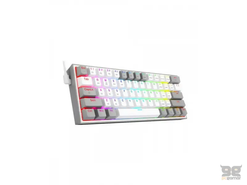 Redragon Tastatura Fizz Pro White/Grey K616 RGB Wireless/Wired Mechanical Gaming Keyboard