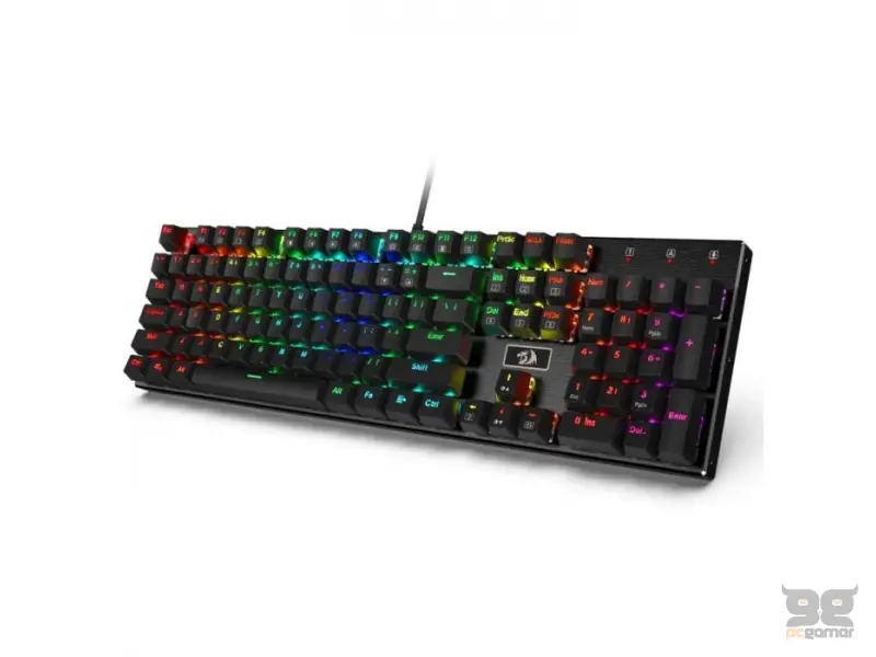 Redragon Tastatura Devarajas K556RGB Mechanical Gaming Keyboard, Brown Switches - Black