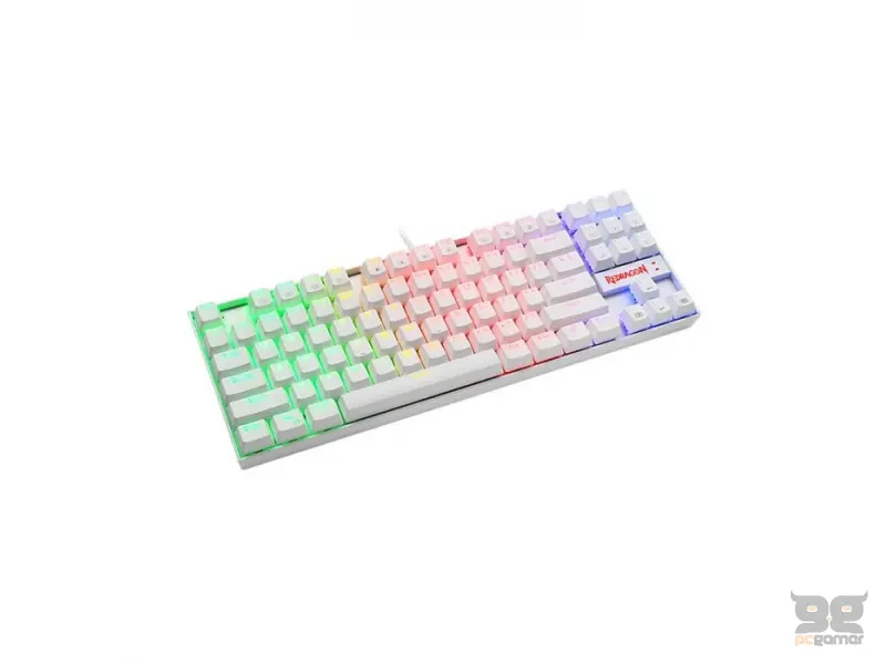 Redragon Mechanical Gaming Keyboard Kumara K552-RGB White - Red Switch