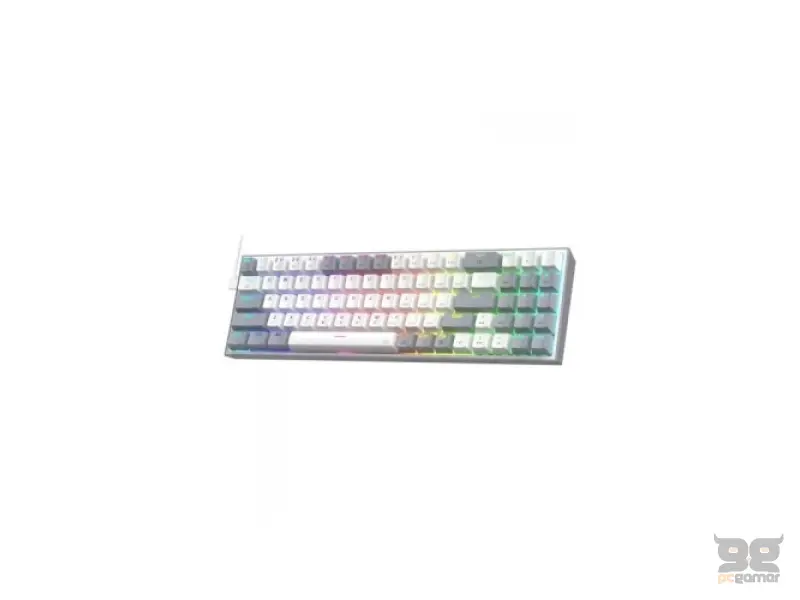 Redragon Tastatura Pollux K628-RGB Pro Wired Mechanical RGB Gaming Keyboard (red switch) White