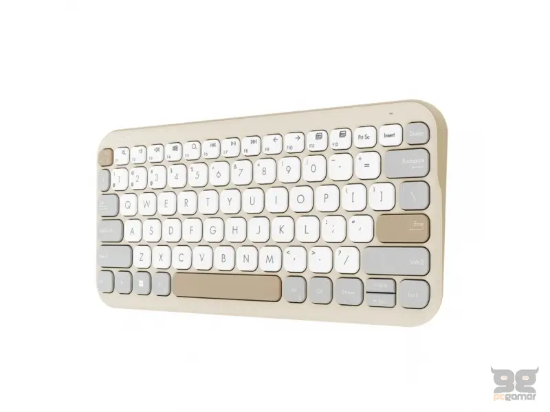 Asus Tastatura KW100 Marshmallow/beige