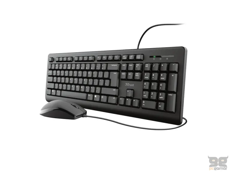 TRUST PRIMO Wired Keyboard And Mouse Set, YU Layout