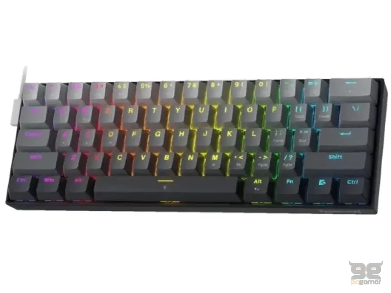 Redragon Tastatura Fizz K617 RGB black, Wired, Magnetic