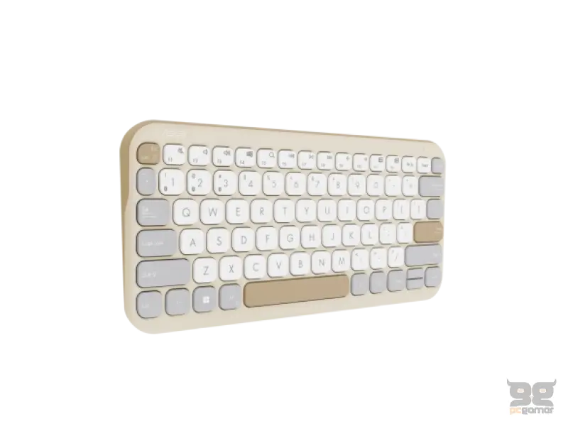 Asus Tastatura KW100 Marshmallow/beige/ Copilot