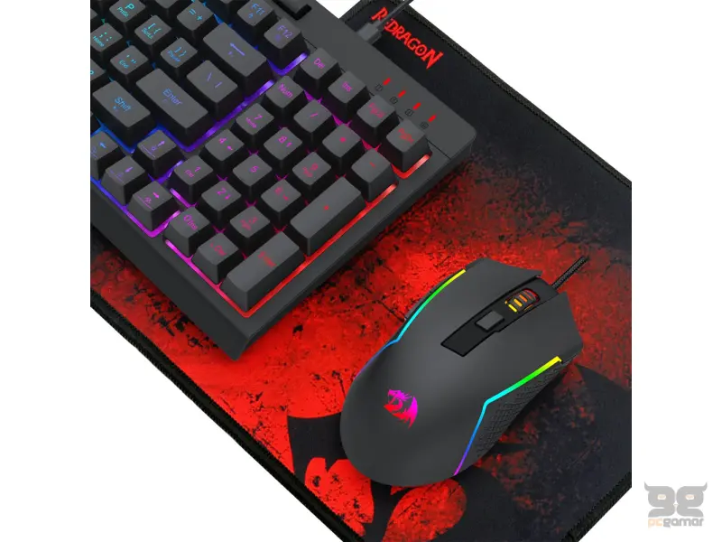 Redragon Combo  set 4 in 1 S149 - K515-RGB + M616-RGB + H120 + P016