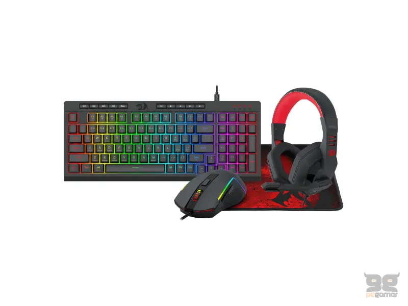 Redragon Combo  set 4 in 1 S149 - K515-RGB + M616-RGB + H120 + P016