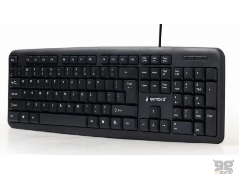 Gembird Tastatura standart usb ENG/black KB-U-103
