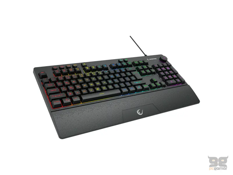 Rampage Tastatura KB-GX65 SIMULA USB RGB 4 Macro Key English Layout Wrist Rest Gaming