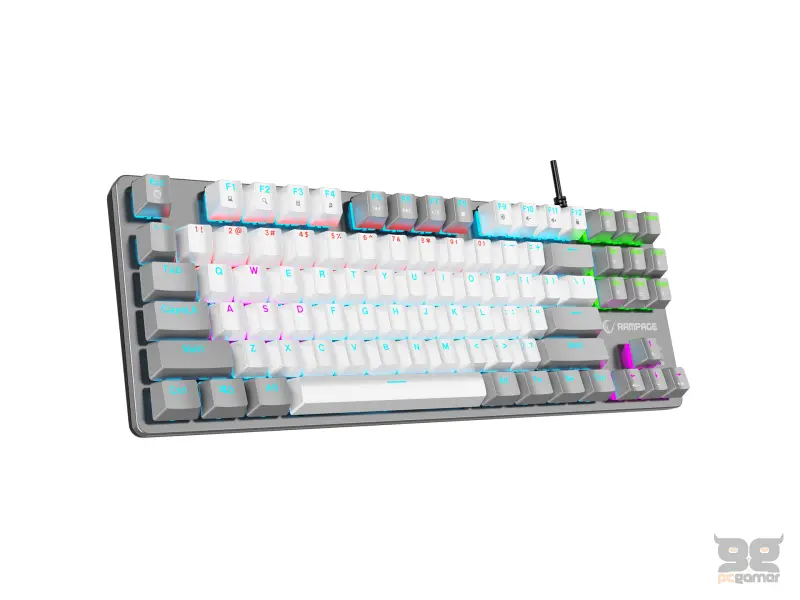 Rampage Tastatura SNUG K14 Mechanical Red Switch RGB US Layout