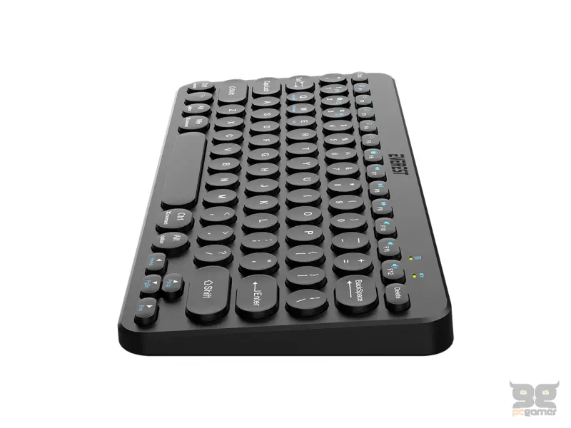 Everest Tastatura KB-BT16 Black 2.4G+BT1+BT2 US Layout