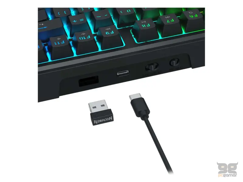 Redragon Tastatura Terraflare Pro K762-WP Wireless/Wired/BT