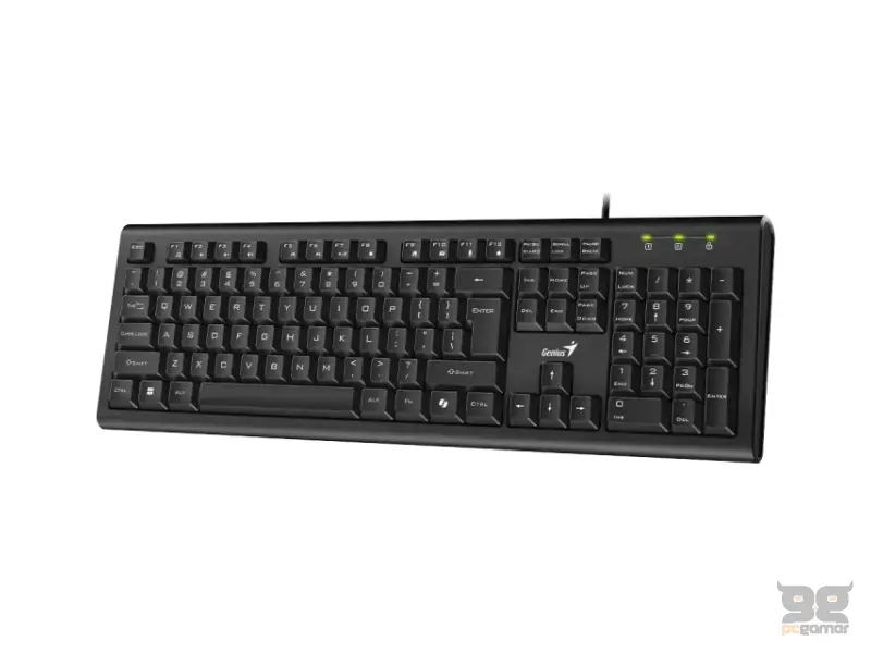 Genius KB-113 AI Copilot, br. tipki: 104, USB, YU, Crna