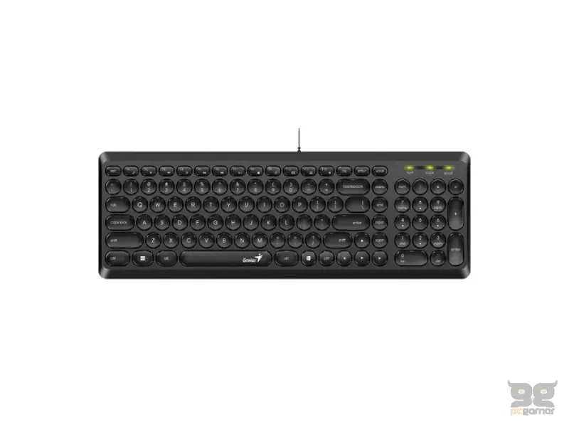 SlimStar Q200, niskoprofilne tihe tipke, br. tipki: 104, USB, YU