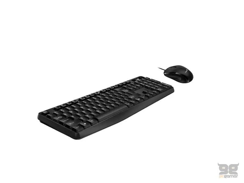 GENIUS KM-170 USB US crna tastatura+ USB crni mis