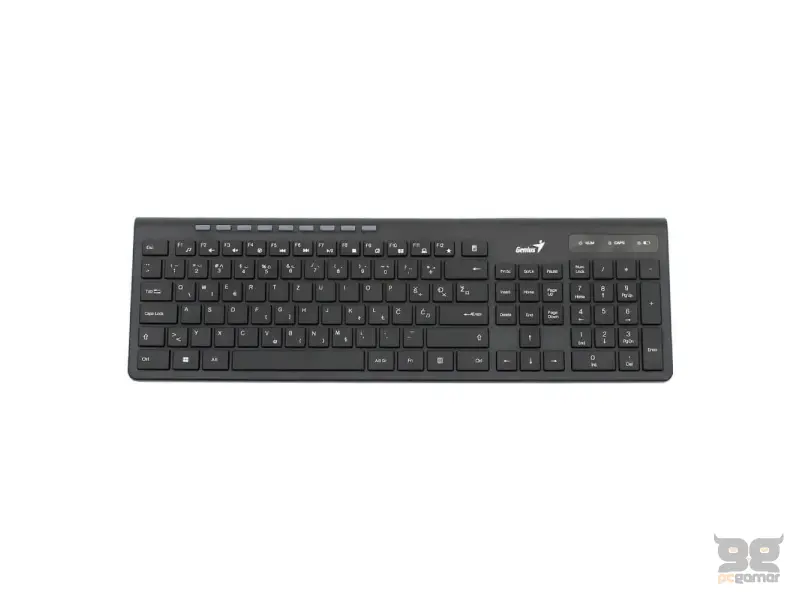 GENIUS SlimStar 7230 USB US wireless crna tastatura