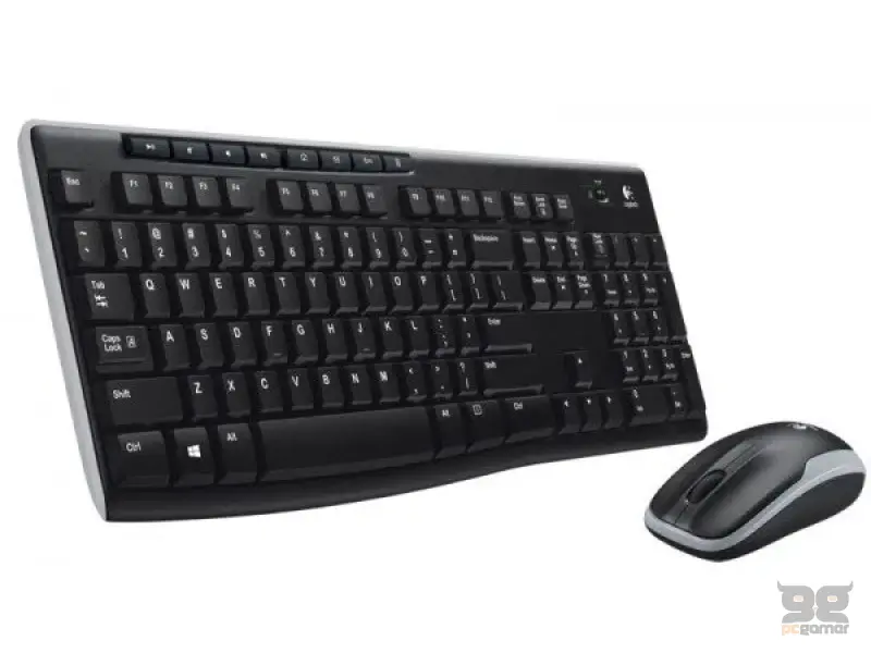 Logitech Combo Set MK270 Wireless Tastatura + opticki mis, US, Crna