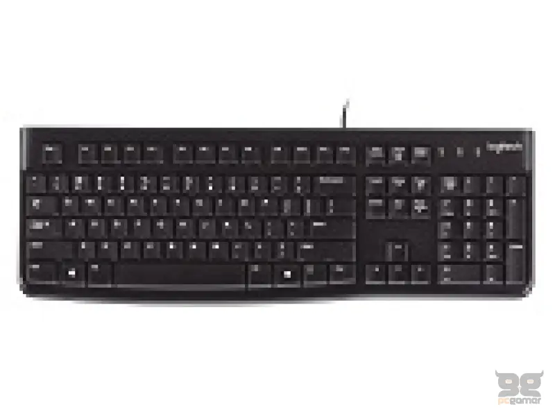 K120, tastatura, USB, US, Crna