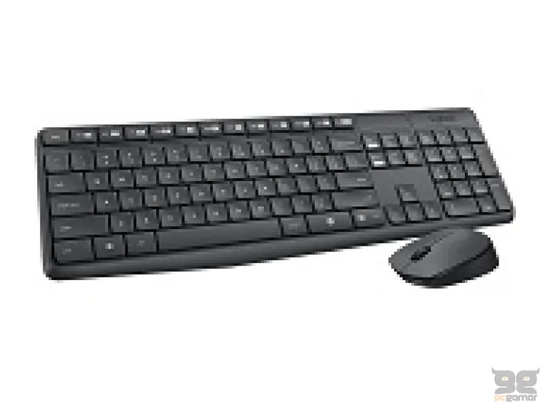 LOGITECH MK235 Wireless Desktop - Tastatura + Miš, USB, US