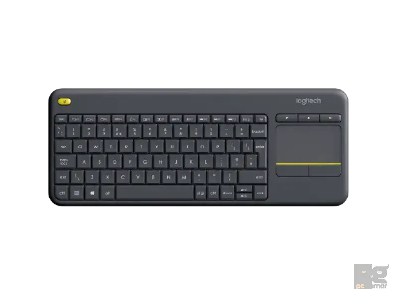 LOGITECH K400 Plus Wireless Touch Keyboard Black YU