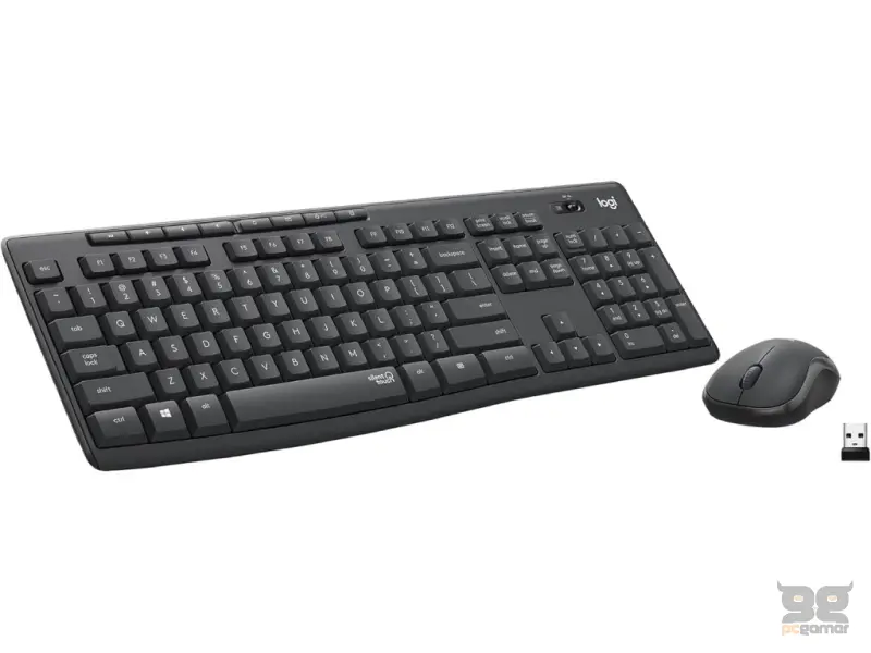 LOGITECH MK295 Silent Wireless Desktop Tastatura + Miš, USB, US layout