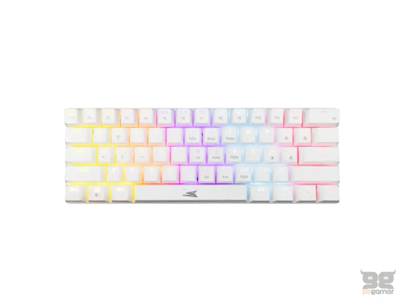 Baracuda TIPKOVNICA BGK-03211 DOLPHIN Bijela-Mehanicka / US - CRVENI.SW