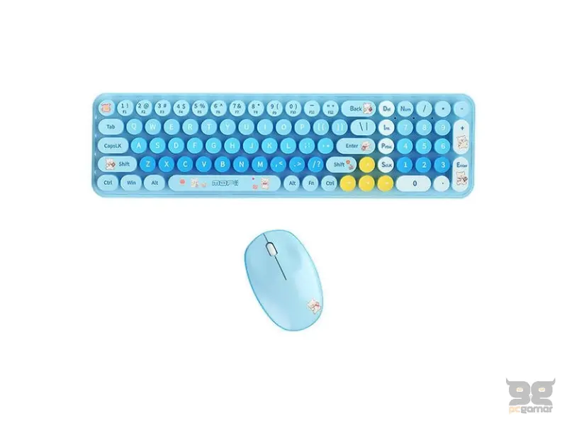 MOFII Wireless tastatura i mis 2.4G Baby Bear Blue