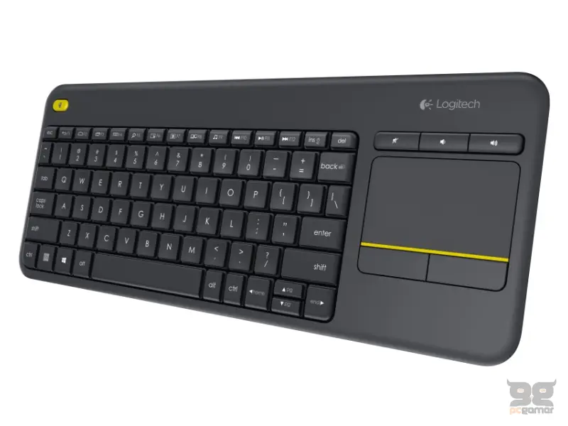 LOGITECH K400 Plus Wireless Touch US crna tastatura 
