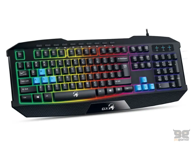 GENIUS K215 Scorpion Gaming USB US crna tastatura 