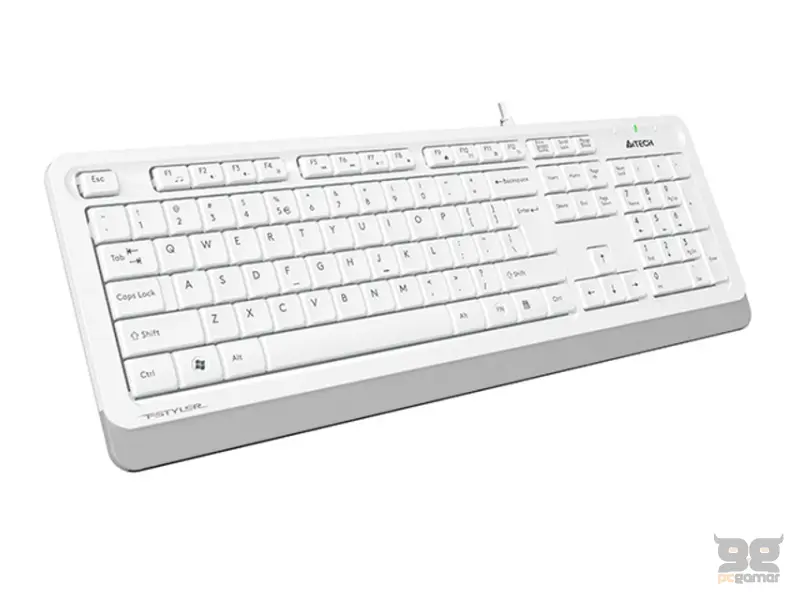 A4 TECH FK10 FSTYLER USB US bela tastatura 