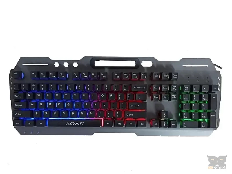 AOAS M-1000 USB Gaming tastatura siva 