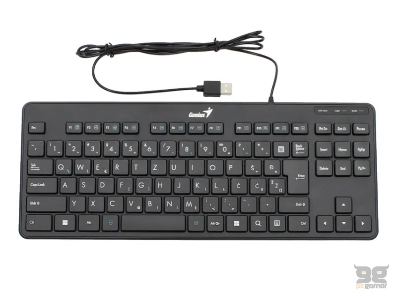 GENIUS LuxeMate 110 USB YU slim crna tastatura 
