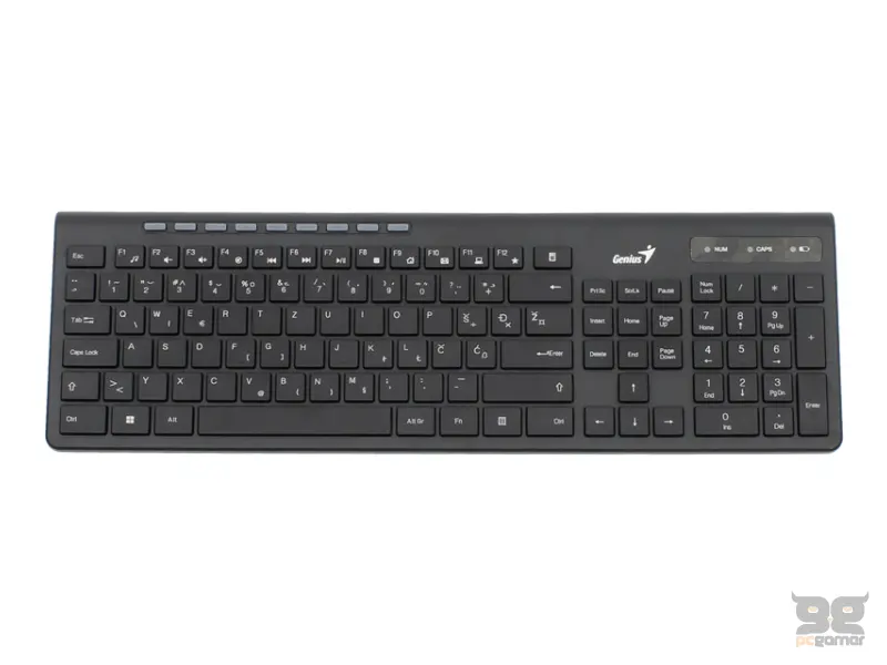 GENIUS SlimStar 7230 USB YU wireless crna tastatura 