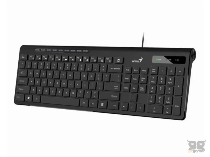 GENIUS Slimstar 230II USB US crna tastatura 