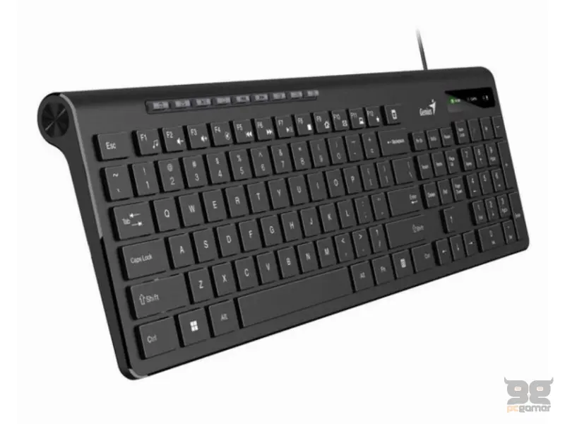 GENIUS Slimstar 230II USB US crna tastatura 