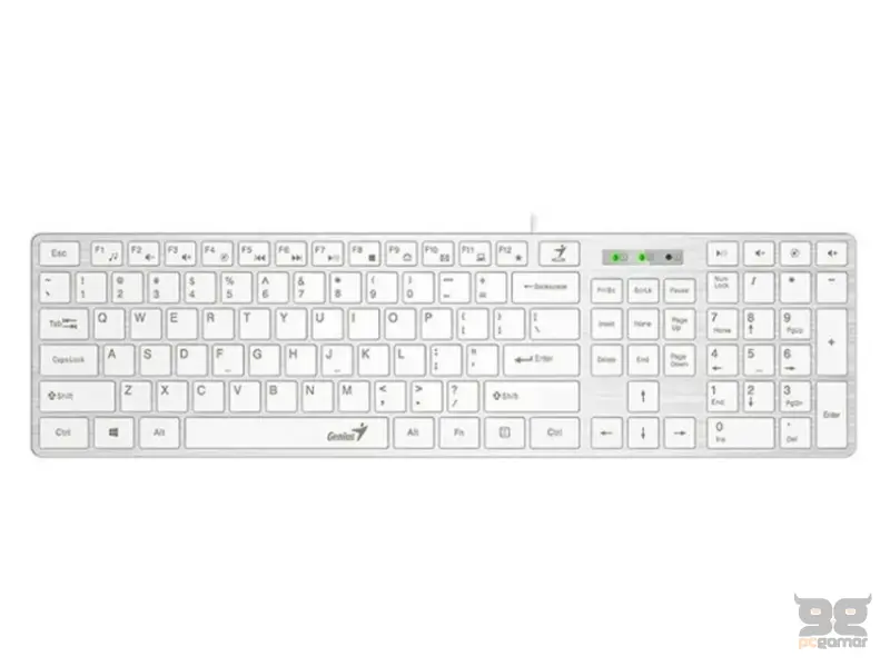 GENIUS SlimStar 126 USB YU bela tastatura 